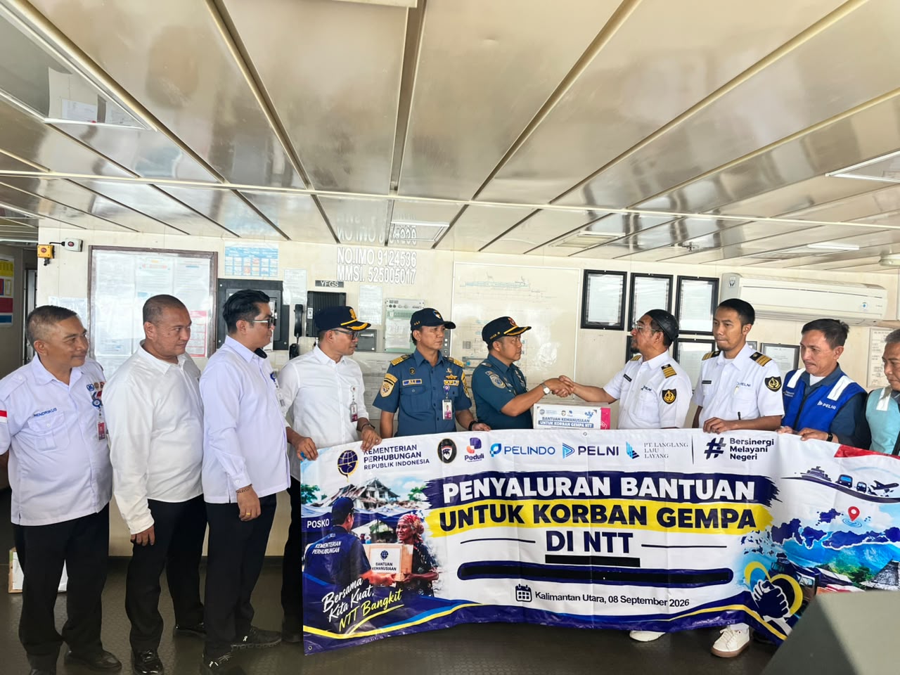 Insan Maritim Kota Tarakan Salurkan Bantuan Kemanusiaan untuk Korban Gempa NTT dalam Rangka Harhubnas 2026